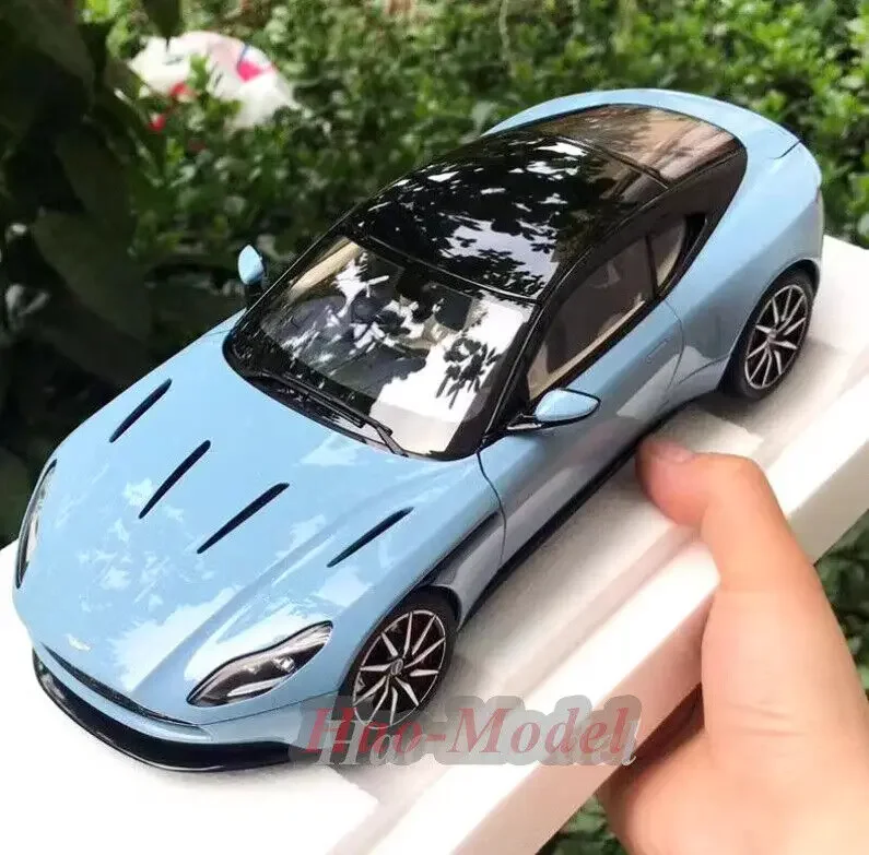 AUTOART 1/18 For Aston Martin DB11 Alloy Diecast Model Car Kids Toys Boys Birthday Gifts Hobby Display Collection Ornaments Blue