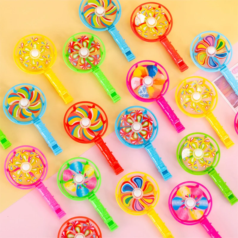 5-50pcs Kids Whistle Windmill Toy Pinata Children Party Favors Bulk Toys Stuffing Carnival Prizes Boys Girls Birthday Gift TMZ