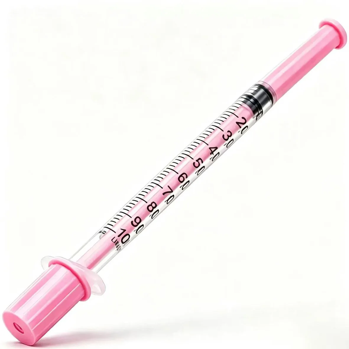100/50/20er Pack 1ml Spritzen mit Nadeln, Einzeln Verpackt für Labor- und Haustierbedarf – Detail 2