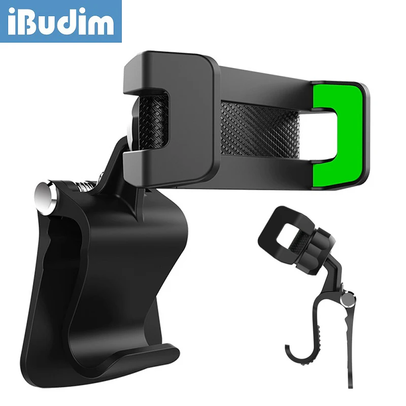 iBudim Car Rear Seat Phone Holder Clip Universal Car Seat Back Gym Stroller Kitchen Mount Support 4.7-6.9inches Mobile Devices