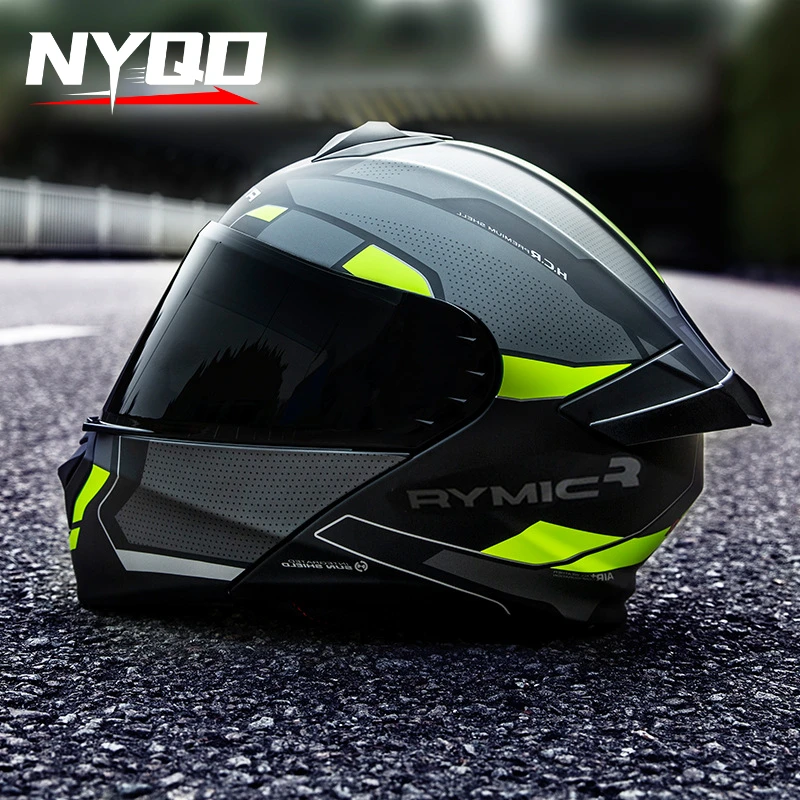 

RYMIC R935 Flip Up Motorcycle Helmet Modular Full Face Moto Riding Helmet Casco Moto Helmet Motorcycle Accessories Casco Moto