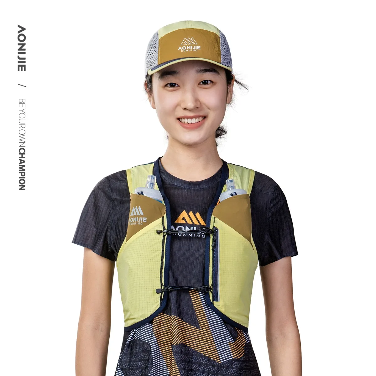 AONIJIE Upgrade MB 4L Lightweight Trail Running Backpack Multi-Compartment Storage with Stick Holder for Hiking Climbing Cycling