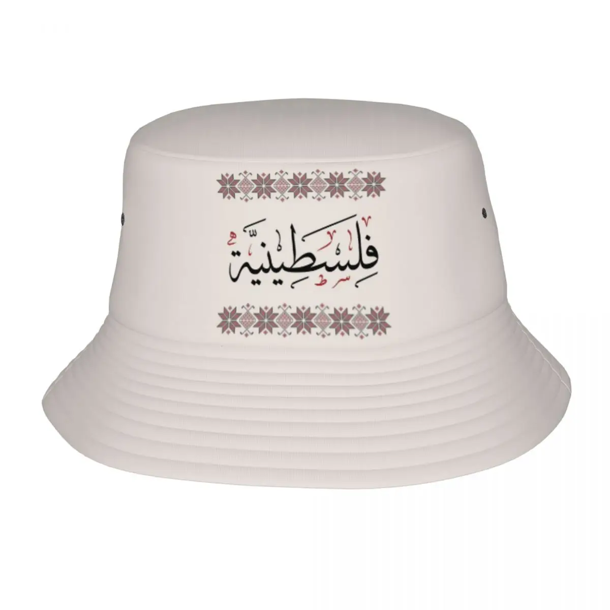 Tatreez Bucket Hats Hot Summer Headwear Stuff Palestine Arabic Fisherman Hats for Hiking Unisex Irish Country Hat Lightweight