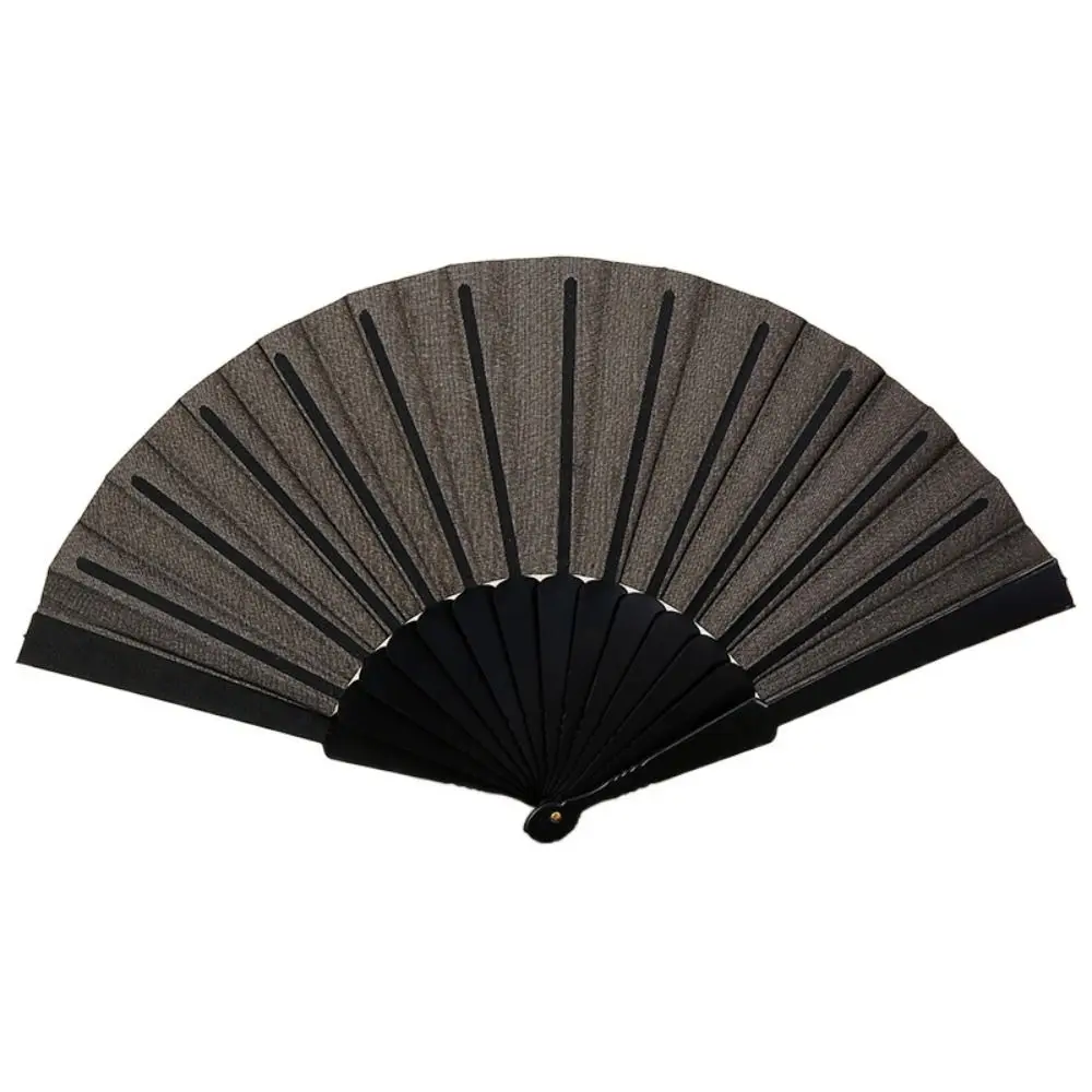 Elegant Folding Fan Portable Plain Silk Fan Handheld Plastic Chinese Fabric Hand Fan for Weddings Travel Party Dancing Cosplay