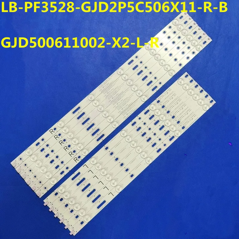 

New LED Backlight Strip GJD500611001-X3-L/R 500TT65 500TT64 50PFK4309 50PFK4509 50PFA4509/12 50PUF6650/T3 50PUF6061 TPT500J1-LE8