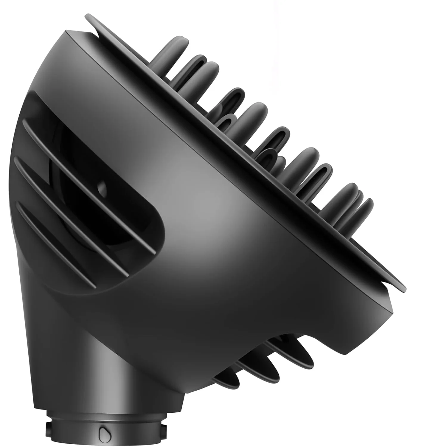 Black Airwrap Wavy Diffuser, Designed Specifically for Wavy Hair, Featuring Both Dome and Diffuser Modes, Hair Care Accessory
