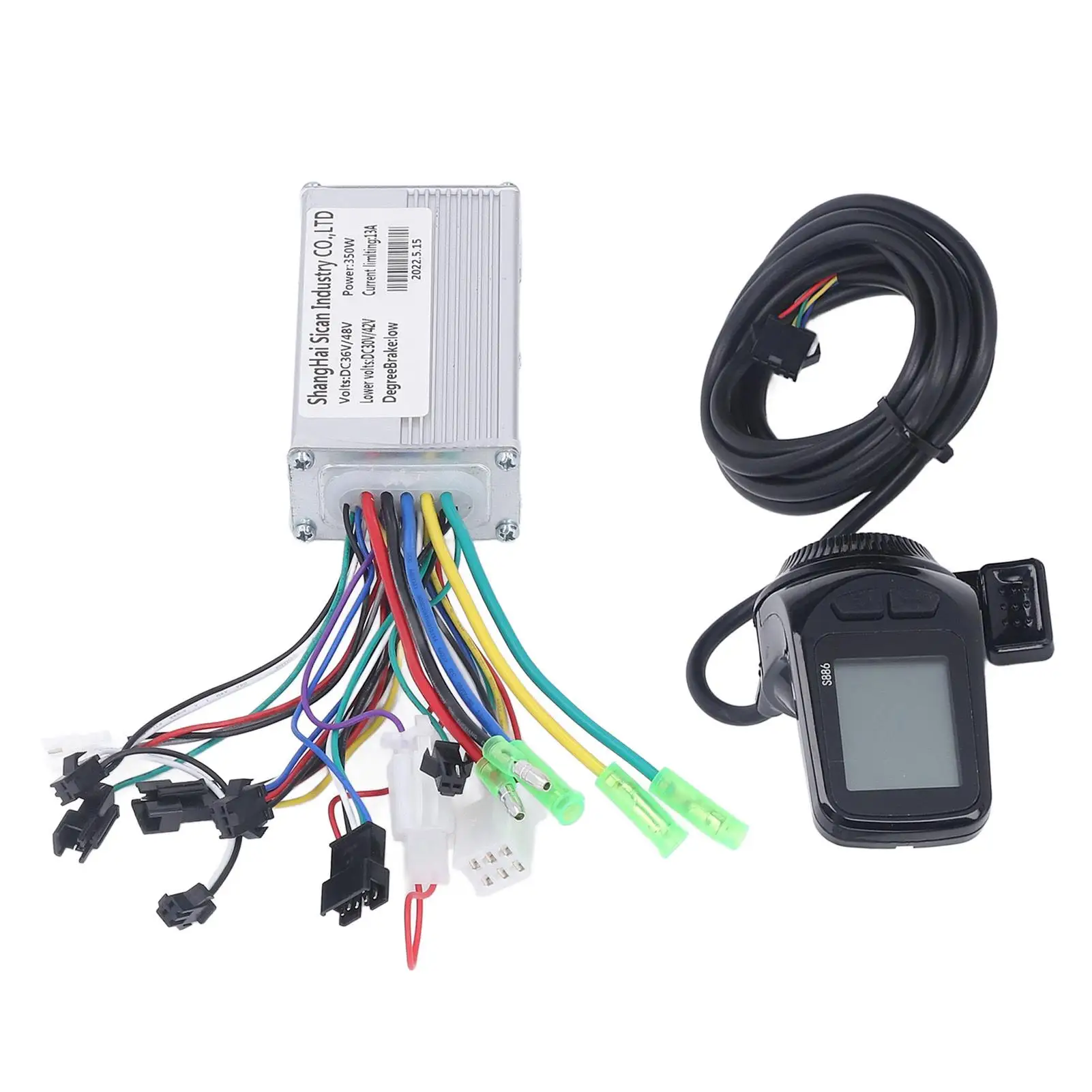 for electric Bike Motor Controller Kit with S886 LCD Display – Complete Conversion Kit for E-Scooters & Bikes