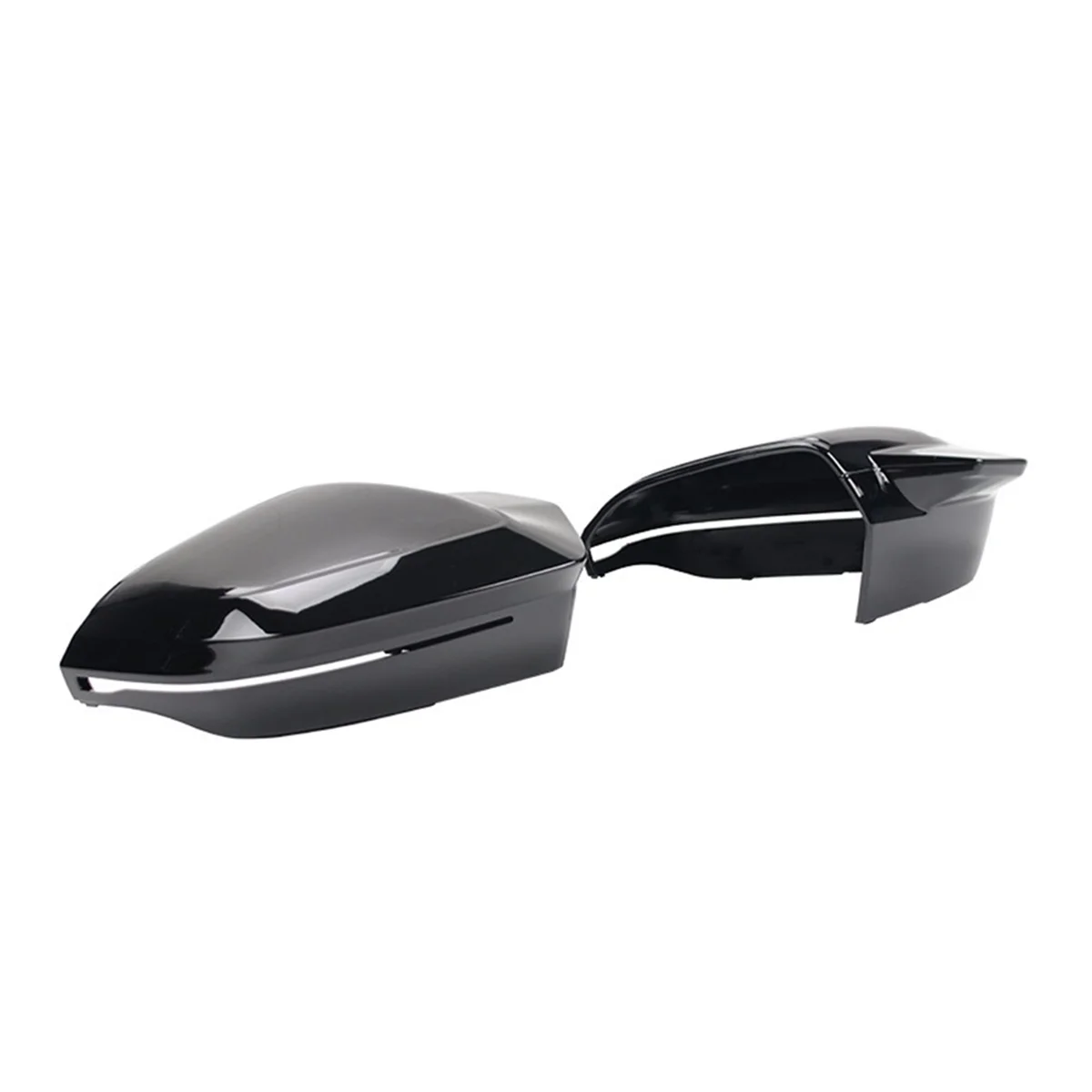 

Car Side Mirror Cover LHD for BMW 5 7 Series G60 G61 G68 G70 Rearview Mirror Cover M Look Replacement Bright Black
