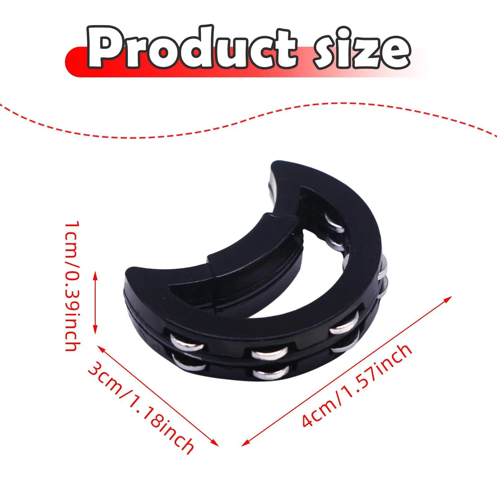 Dollhouse Handheld Double Row Tambourine Interactive Toy Inspires Musical Interest Decoration Party Supplies Musical Instrument