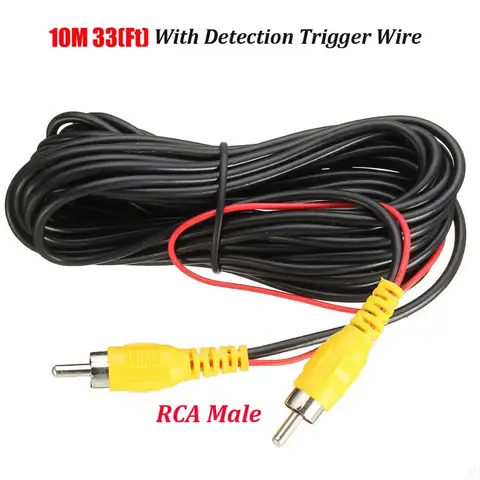 7-tums backkamera för bil, kraftig CCD-färgkamera för parkering och backning med 10 m RCA-videokabel och strömförsörjning 8 best sales RCA-kamera - №8