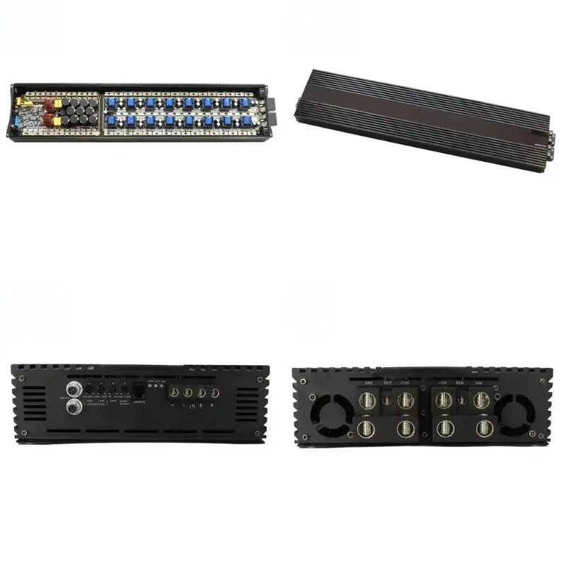 

RMS 40K Watts Class D Monoblock 14.4V Sound Quality Brazil Sound Digital High End High Power Full Range Car Audio Amplifier