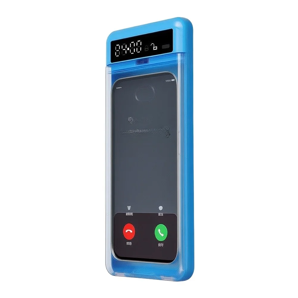 Transparent Timed Lock Box for SmartFor Phones to Limit Gaming and Social Use While Maintaining Visual to Device