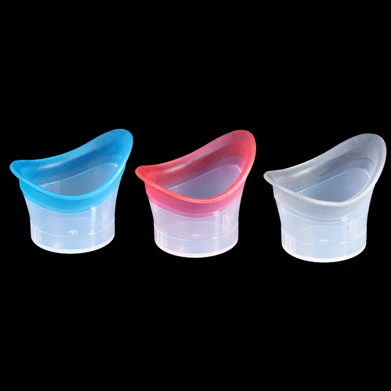 2pcs Eyewash Cup Silicone Resuable Soft Eye Bath Cup Eye Wash Cup