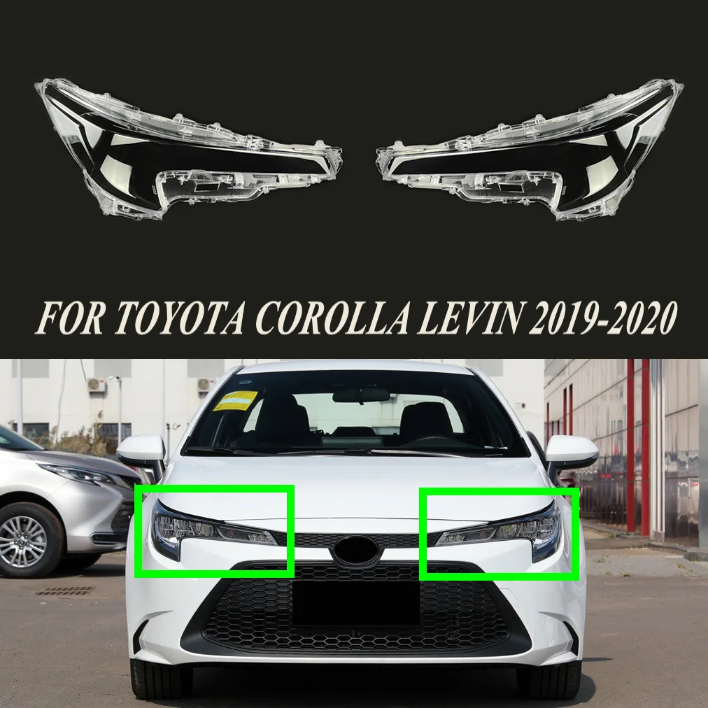 

Fit Front Car Headlamp Shell For Toyota Corolla Levin 2019-2020 Transparent Headlight Cover Lens