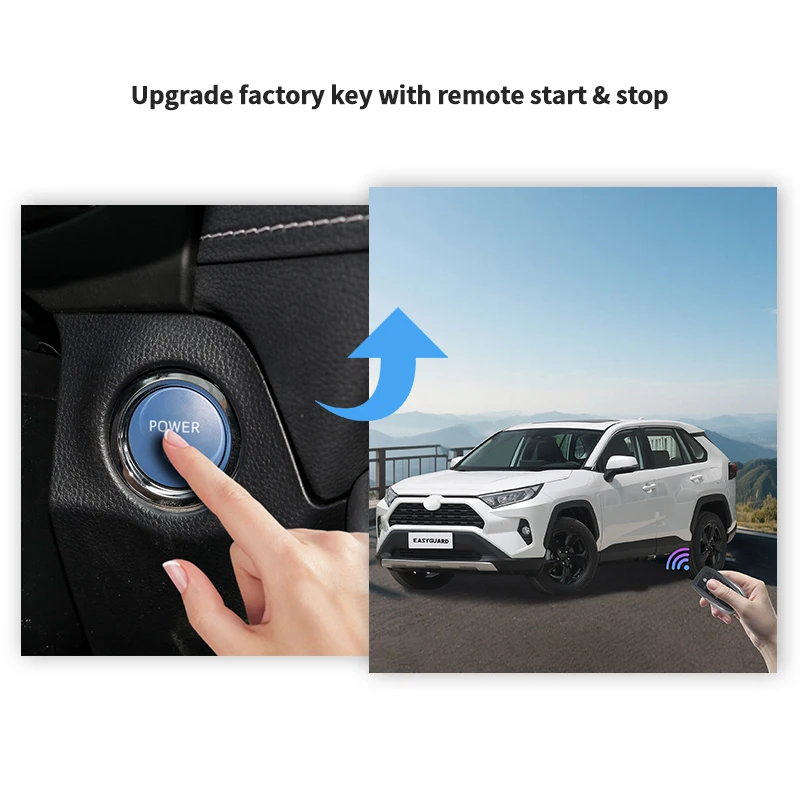 EASYGUARD Plug & Play Remote Starter with 4G LTE App Control & GPS Compatible with Select Lexus & Toyota Models (2018-25)