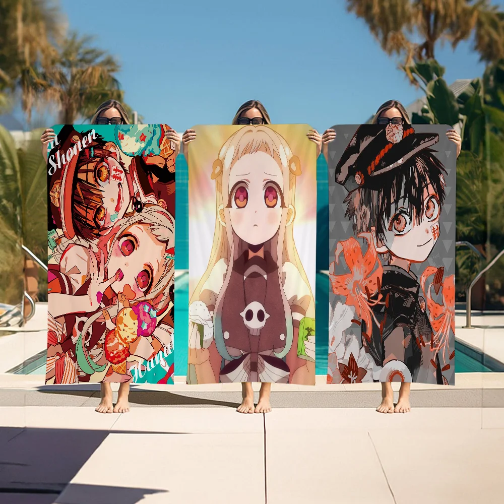 Jibaku Shounen Hanako-kun Big Microfiber Beach Towels Quick Dry Towel Sand Beach Towels Pool Towel For Travel Swim Pool Yoga