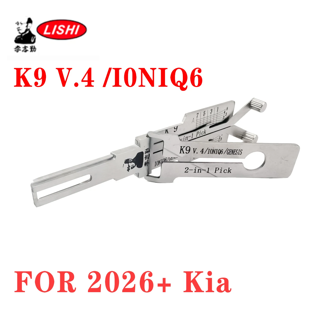 

2026+ New K9 V.4/I0NIQ6/I0NIQ5 Decoeder Lock Pick tool Locksmiths tool