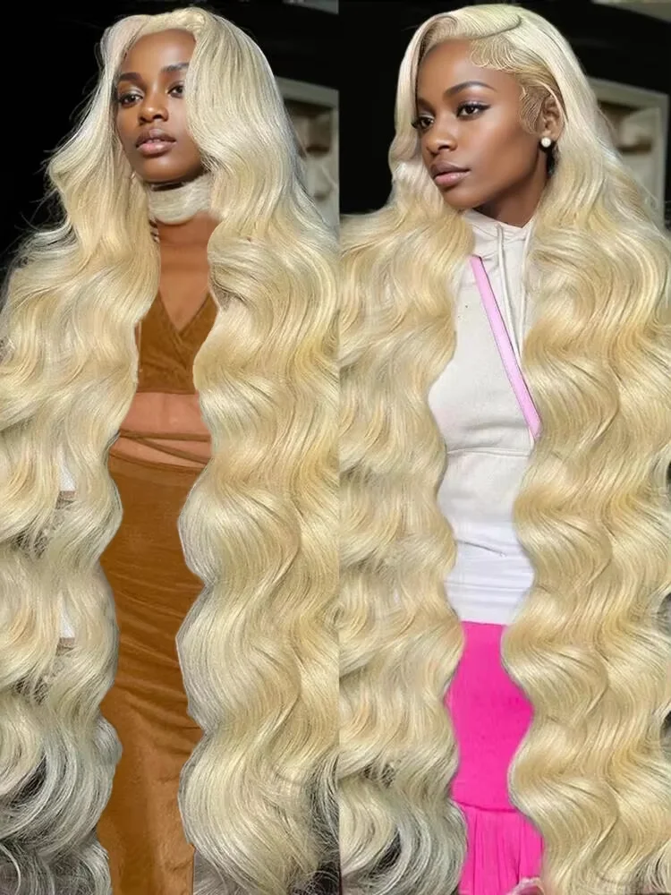 613 Blonde Transparent 13x4 13x6 Body Wave Lace Front Wig Pre Plucked Brazilian 360 Lace Frontal Wig Human Hair Wigs For Women