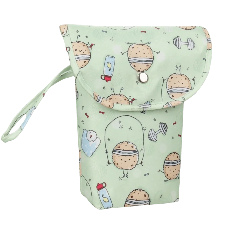 

Simple Cartoon Baby Diaper Bag Oxford Cloth Large Capacity Mommy Handbag Handheld Waterproof Diaper Storage Bag Baby