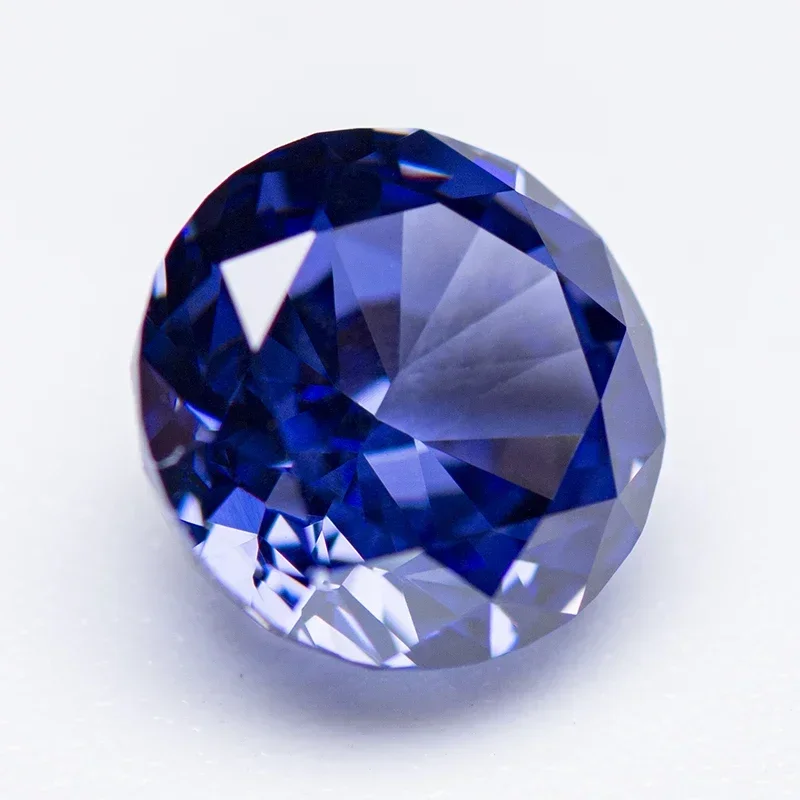 

Лидер продаж, кубический цирконий, измельченный льд, без сертификата, круглая форма, светлый танзанский цвет, подвески, бусины, изготовление ювелирных изделий, браслет Ma