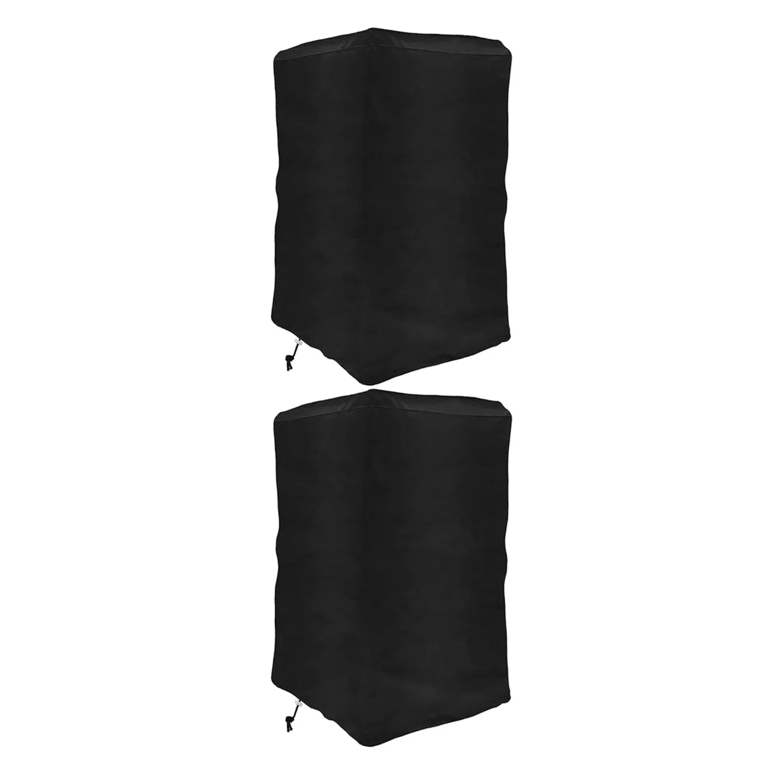 2Pcs Outdoor Speaker Protective Cover Oxford Waterproof Dustproof Case with Drawstring for Large Outdoor Pa Dj Speakers