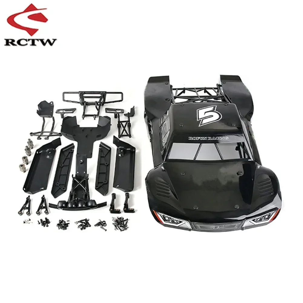 Roll Cage Conversion Kit with Body Car Shell for 1/5 Rc Hpi Rofun Baha King Motor Rovan Baja 5B Modified LT Truck Spare Parts