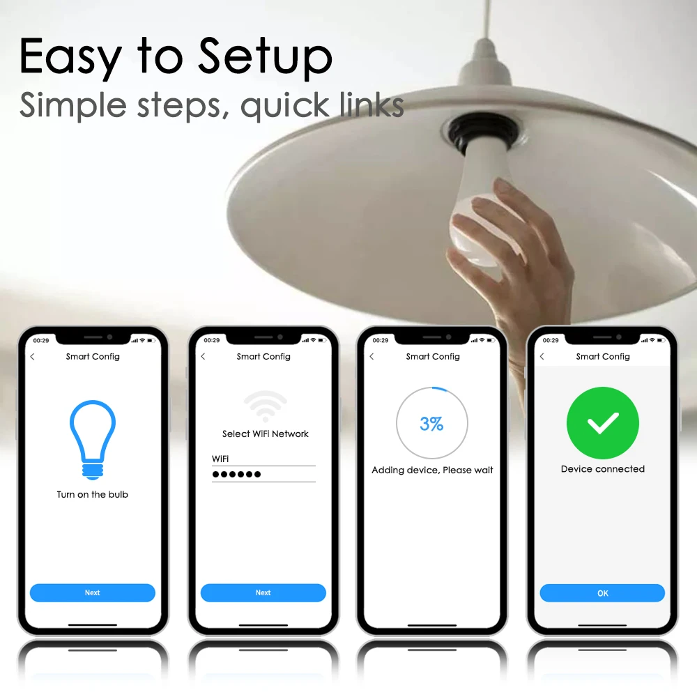 Tuya Smart Bulb Light 15W Colorful WiFi Light RGB E27 LED Lamp 220V 110V Alexa Google Home Assistant Siri Voice Control Dimmable