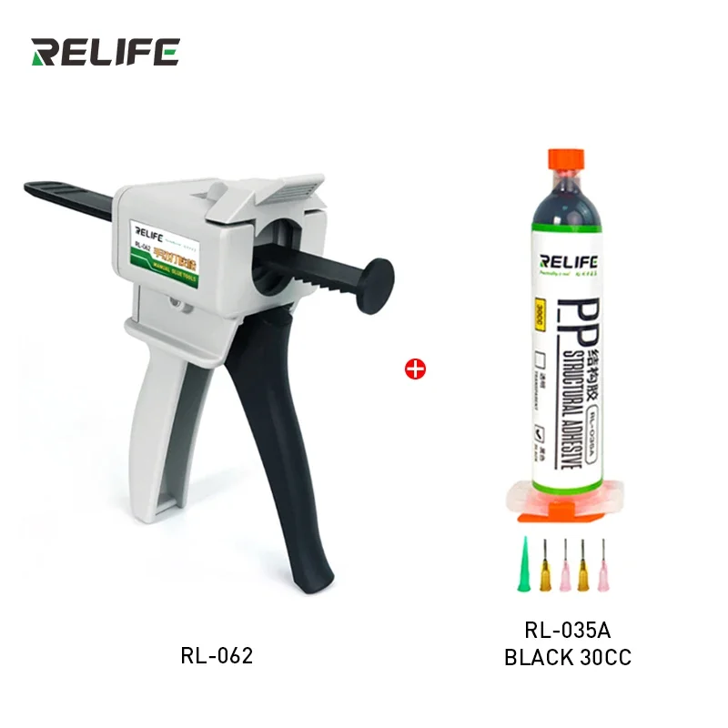 RELIFE RL-062/RL-035A PP Structural Adhesive /Handle For IPhone 8~13 Pro Max Back Cover Glass Lens LCD Frame Bezel Bonding Glue