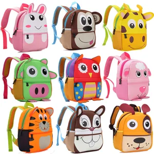 3D Cartoon Animal School Bags for children, backpacks for girls and boys, Kindergarten Toddler, children's backpack, 2 to 5 years 8 MAIN SALES SCHOOL BAST - №5