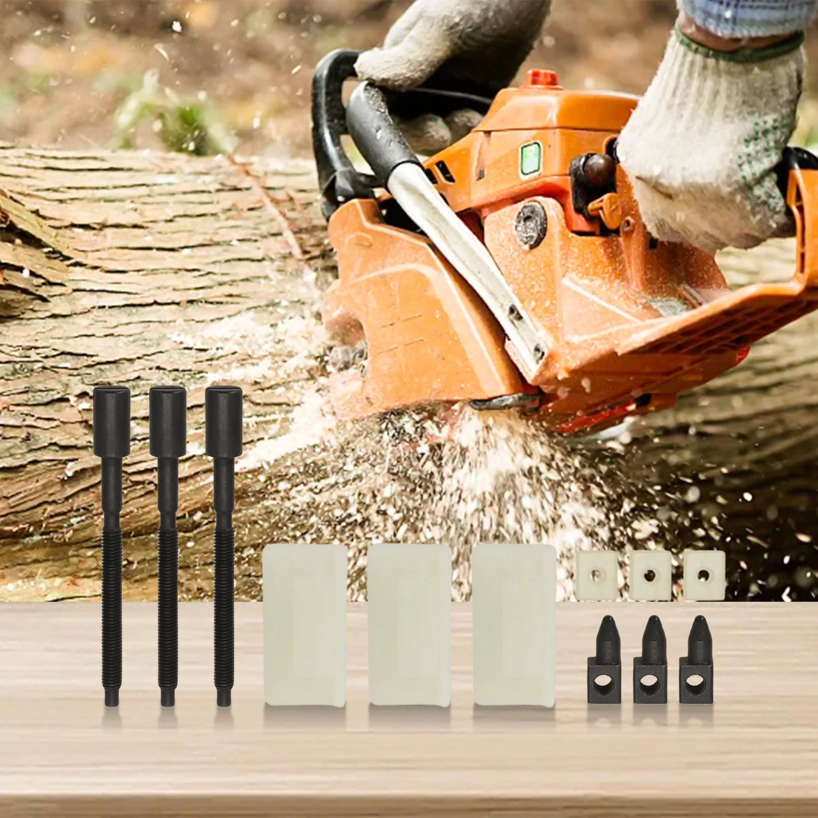 مسامير ضبط سلسلة شديدة التحمل للمناشير تناسب الموديلات 394 لـ 395 394XP و395XP يستبدل رقم الجزء OEM 503467701