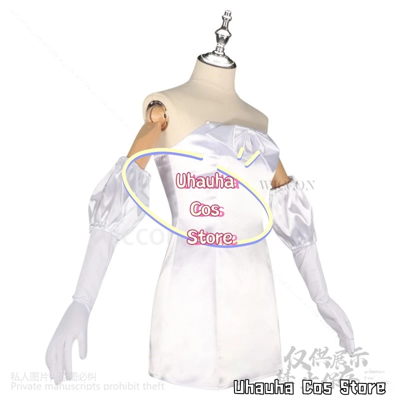 Sua Cosplay per Alien Stage Round1 My Clematis Costume Abito bianco Parrucca Lolita per ragazze Donna Halloween Natale Cos personalizzato