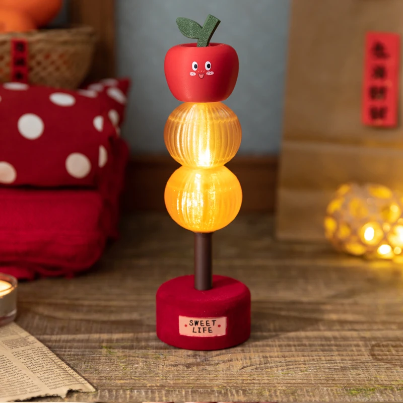 

Маленькая толпа, красная зарядка, светящиеся помидоры на палочках, декоративная лампа для спальни, комода, стола, книжного шкафа, декоративная лампа