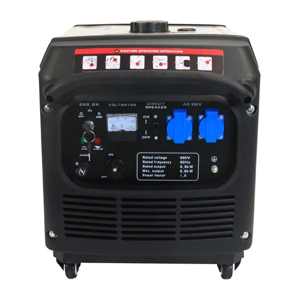 3.5KW Digital Inverter Silent Gasoline Generator electric start