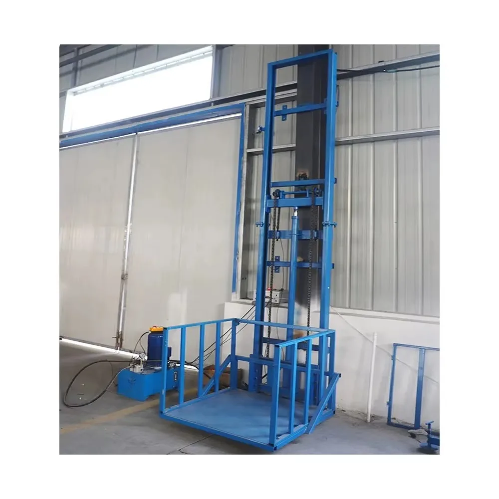 

1Ton Hydraulic Cargo Lift 2-10m Wall Mounted Electric Vertical Warehouse Heavy Duty Freight Elevator Lifting Platform Hoist