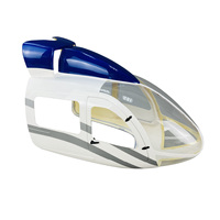 Roban 600 Size EC145 Fuselage Replacement RC Helicopter Spare Parts Nose Cover/Window/Tail/Landing Gear/Belt Drive/Decal