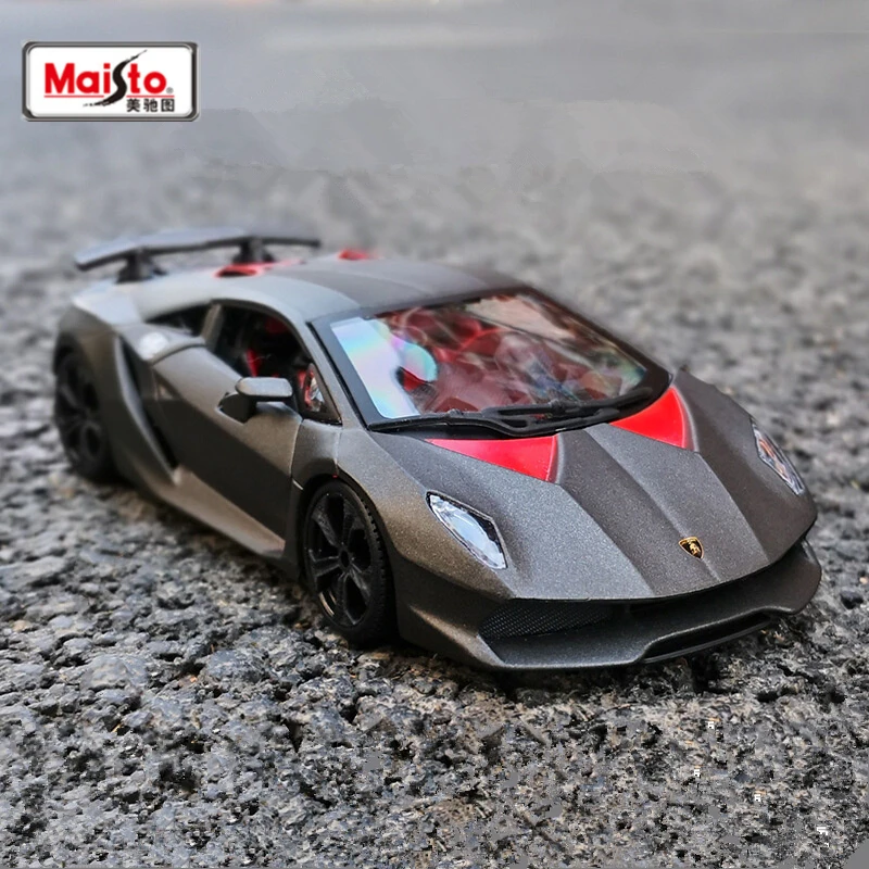 Bburago 1:24 Lamborghini Sesto Elemento, Modelo de Auto Deportivo de Aleación, Vehículo de Carreras de Metal, Simulación de Auto a Escala