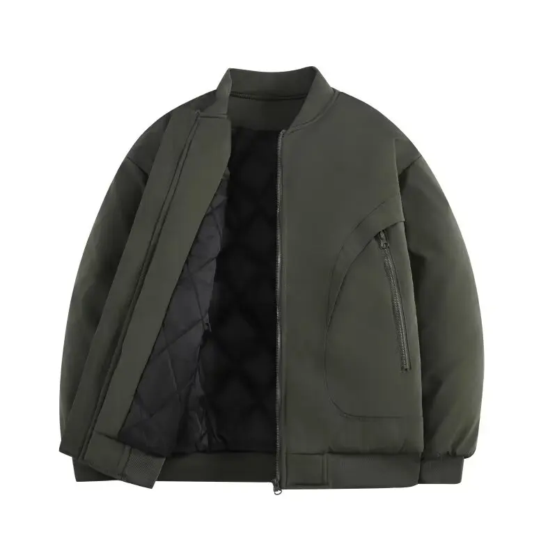 Thiened Cotton Jaet Classic MA Men's Pilot Cotton Clothes Baseball Collar Autumn Winter Outerwear Stand Fit Polyester...