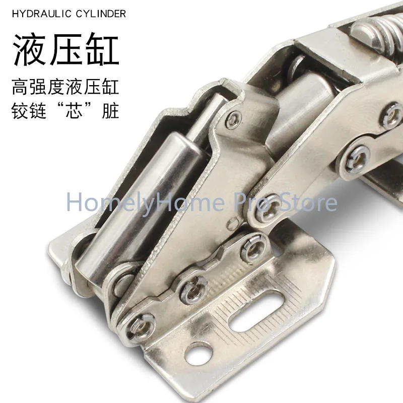 RV modification accessories, cabinet door hinge, surface mounted 4-inch bridge hinge, free opening groove 90 degrees