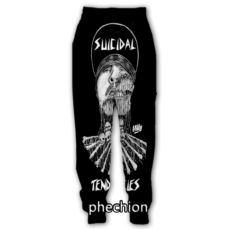 

phechion Men/Women Suicidal Tendencies Band 3D Printed Casual Pants Fashion Streetwear Men Loose Sporting Long Trousers F47