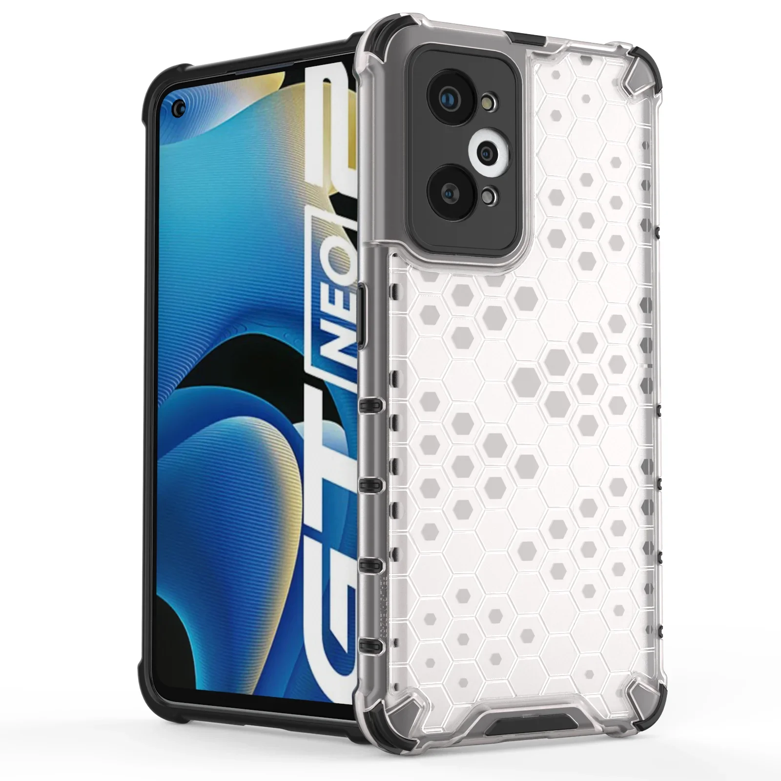 Custodia rigida antiurto TPU + PC Cover posteriore per OPPO Realme GT Neo 2 3 3T Neo2 Neo3 5G Custodie per telefoni Coque Fundas