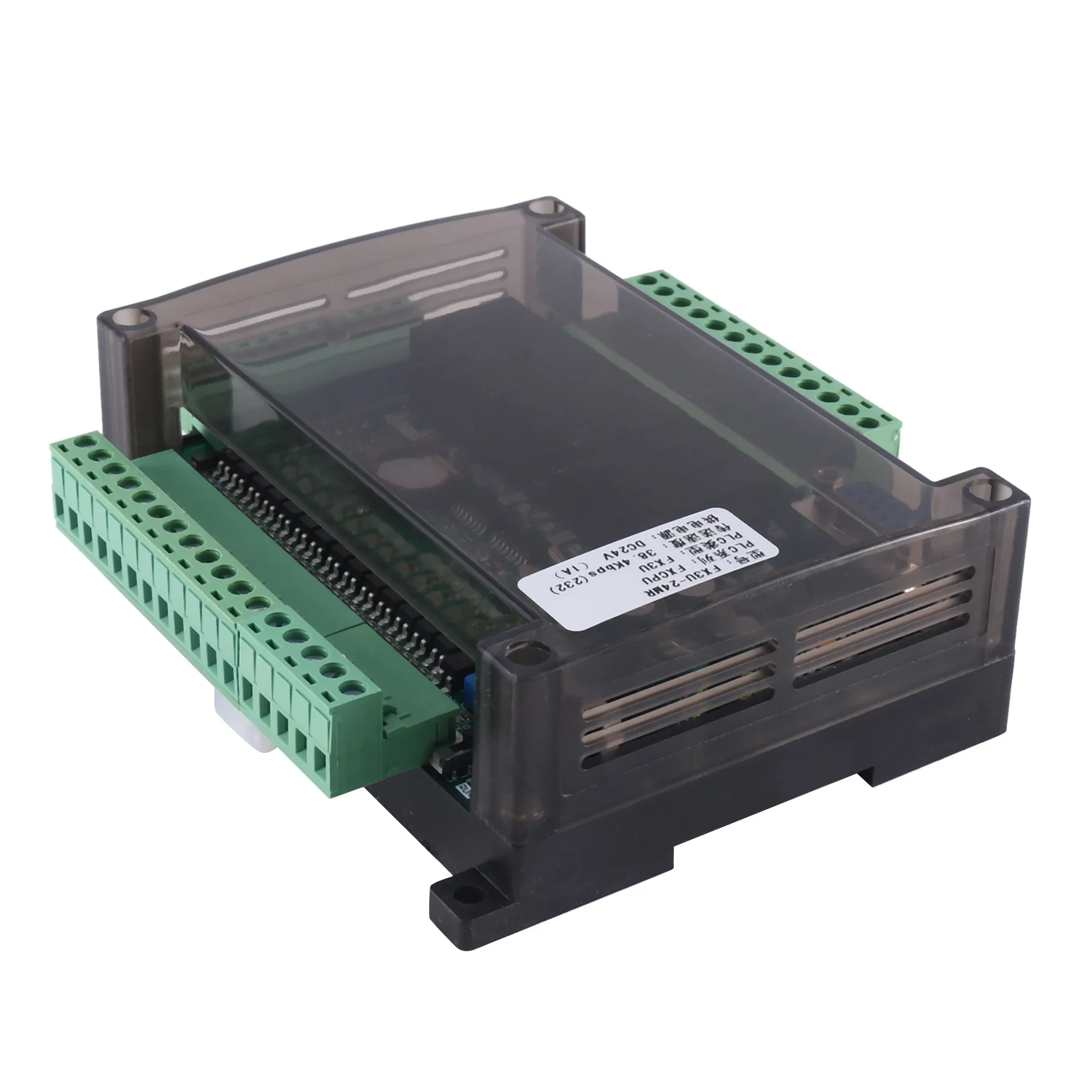 FX3U-24MR PLC Industrial Control Board 14 Input 10 Output 6AD 2DA with 485 Communication and RTC(A)