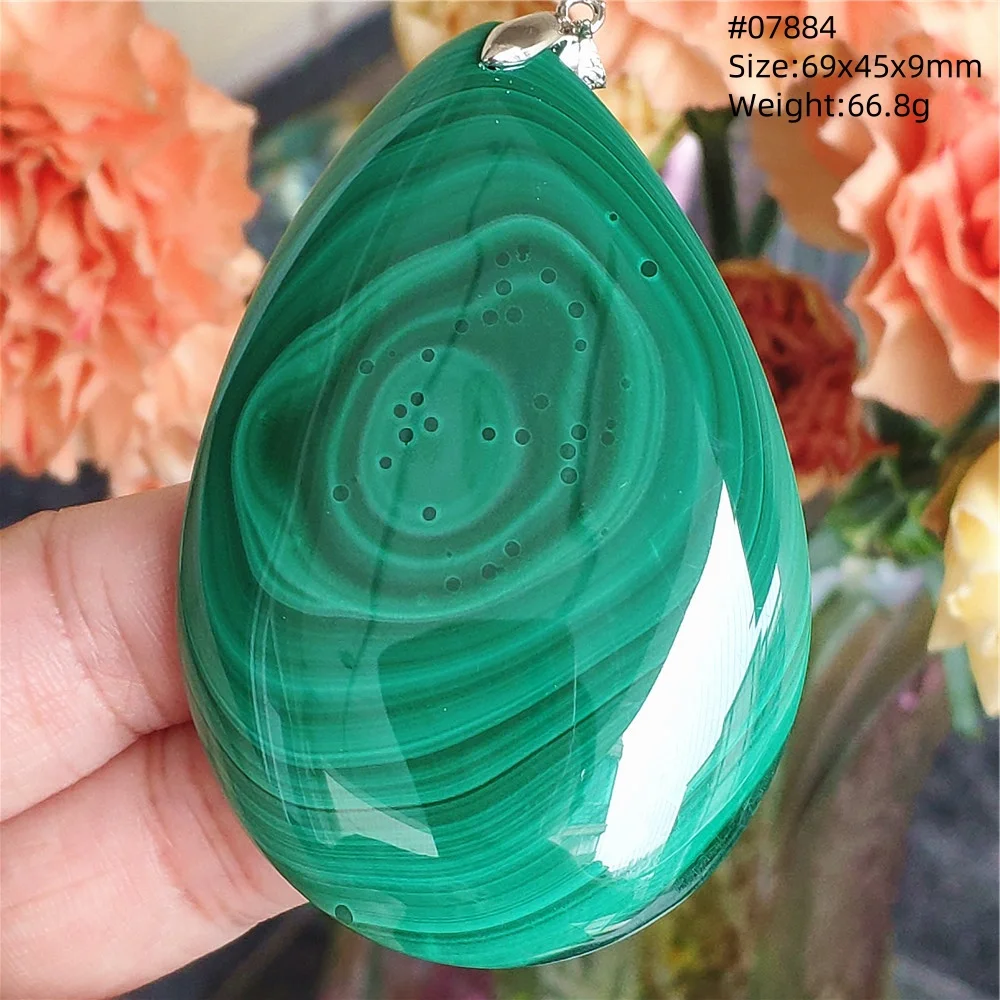 

Натуральный зеленый кулон из хризоколы и малахита в форме капли для женщин и мужчин, подарок из малахита, модные украшения AAAAAA