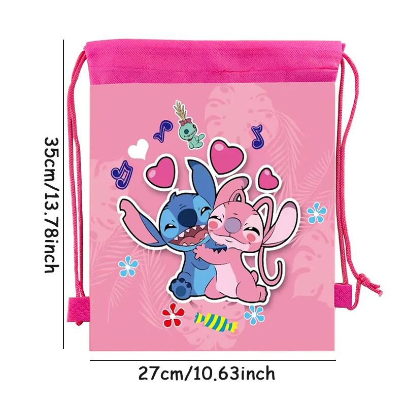 Disney Lilo&Stitch Anime Backpack Drawstring Bag Stitch Party Decorations Gift Bag Kid Birthday Party Baby Shower Supplies Gifts