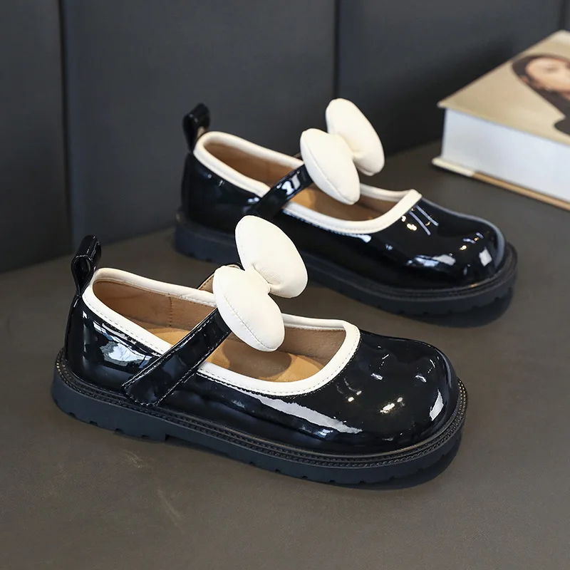 

Girls Princess Shoes Spring 2024 New Style Baby Girls Middle and Large Children Fashionable Soft Soled Shoes