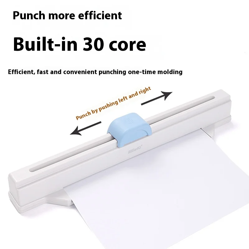 30 Hole Punching Machine A4/A5 Document Holes Puncher Manual Diy Binding Punch Office School Supplies Perforadora De PapeleríA