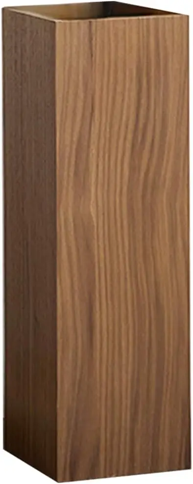 

Umbrella Stand Wood Umbrella Holder Farmhouse Bucket Square Wooden Holder Canes Walking Sticks for Home Office Entryway 6.3" L x