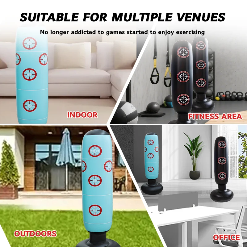 어린이용 자립형 풍선 펀치백 - 160cm 자립형 풍선 펀치백 (풋 펌프 포함) - MMA 가라테 K