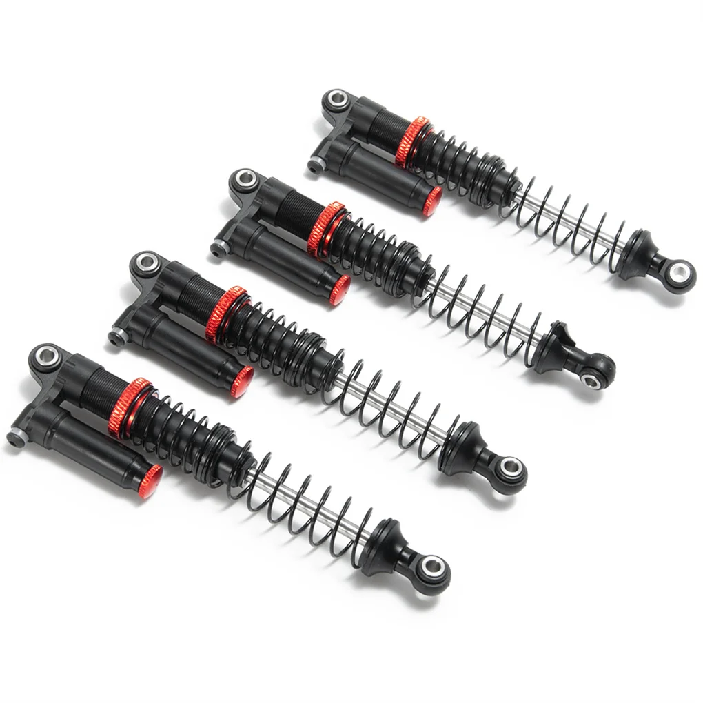 RCGOFOLLOW Aluminum Alloy 1/4PCS Shock Absorber 90/100/110/120mm for Axial SCX10 Writh 1/10 RC Crawler Car Model Upgrade Parts