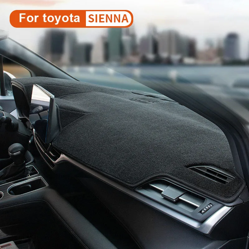 

For Toyota Sienna 2021-2024 flannel dashboard shading pad UV sunshade dashboard trim accessories