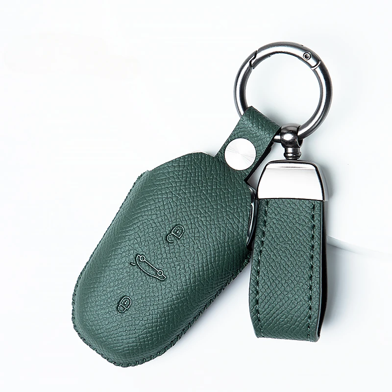 

Suitable for Peugeot 408 4008 408x Leather Car Remote Key Case Cover Simple Style Multiple Styles To Choose From